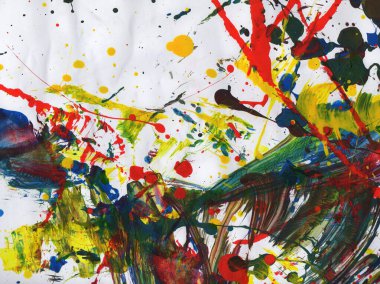 Soyut sanat. Doku sanatı. Desen paleti. akrilik boya