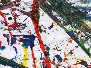 Soyut sanat. Doku sanatı. Desen paleti. akrilik boya