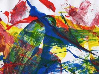 Soyut sanat. Doku sanatı. Desen paleti. akrilik boya