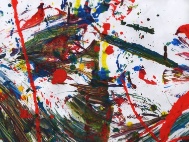 Soyut sanat. Doku sanatı. Desen paleti. akrilik boya