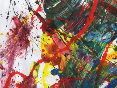 Soyut sanat. Doku sanatı. Desen paleti. akrilik boya