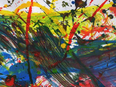 Soyut sanat. Doku sanatı. Desen paleti. akrilik boya