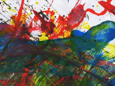 Soyut sanat. Doku sanatı. Desen paleti. akrilik boya