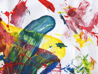 Soyut sanat. Doku sanatı. Desen paleti. akrilik boya