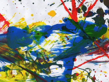 Soyut sanat. Doku sanatı. Desen paleti. akrilik boya