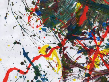 Soyut sanat. Doku sanatı. Desen paleti. akrilik boya