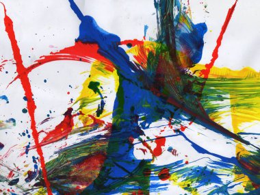 Soyut sanat. Doku sanatı. Desen paleti. akrilik boya