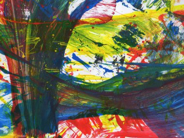 Soyut sanat. Doku sanatı. Desen paleti. akrilik boya