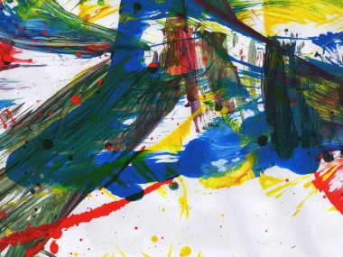 Soyut sanat. Doku sanatı. Desen paleti. akrilik boya