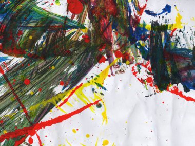 Soyut sanat. Doku sanatı. Desen paleti. akrilik boya