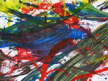 Soyut sanat. Doku sanatı. Desen paleti. akrilik boya