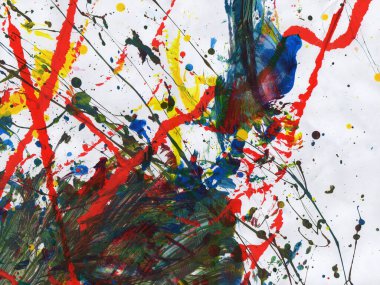 Soyut sanat. Doku sanatı. Desen paleti. akrilik boya