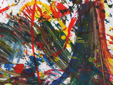 Soyut sanat. Doku sanatı. Desen paleti. akrilik boya