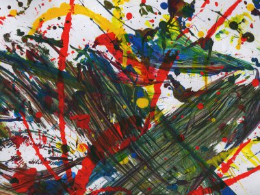 Soyut sanat. Doku sanatı. Desen paleti. akrilik boya