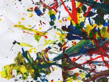 Soyut sanat. Doku sanatı. Desen paleti. akrilik boya