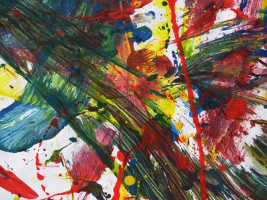 Soyut sanat. Doku sanatı. Desen paleti. akrilik boya