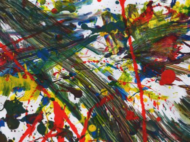 Soyut sanat. Doku sanatı. Desen paleti. akrilik boya