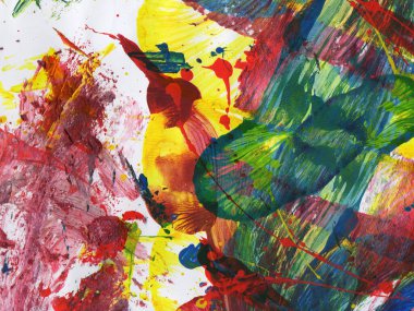 Soyut sanat. Doku sanatı. Desen paleti. akrilik boya