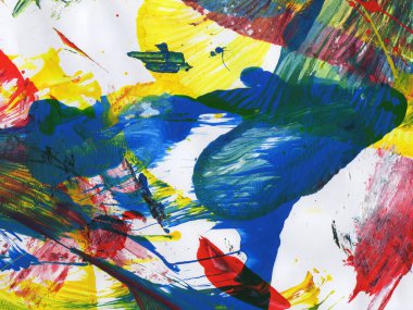 Soyut sanat. Doku sanatı. Desen paleti. akrilik boya