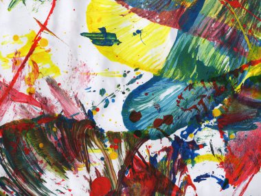 Soyut sanat. Doku sanatı. Desen paleti. akrilik boya