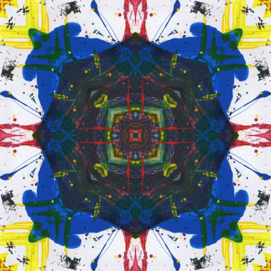 Kusursuz sanat desenli soyut akrilik boya. Sanatsal sanat.