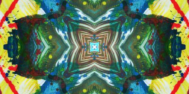 Kusursuz sanat afişi. Renk Sanatı dokusu paleti