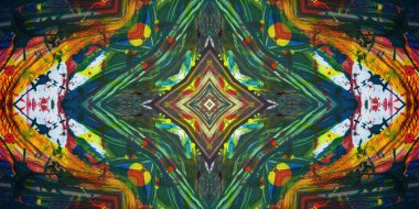 Kusursuz sanat afişi. Renk Sanatı dokusu paleti