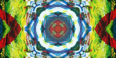 Kusursuz sanat afişi. Renk Sanatı dokusu paleti