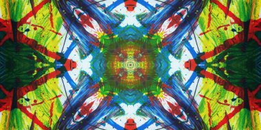 Kusursuz sanat afişi. Renk Sanatı dokusu paleti