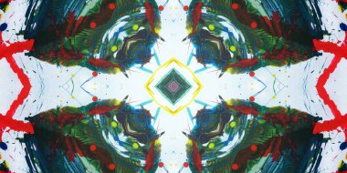 Kusursuz sanat afişi. Renk Sanatı dokusu paleti