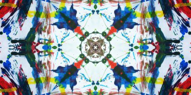 Kusursuz sanat afişi. Renk Sanatı dokusu paleti