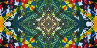 Kusursuz sanat afişi. Renk Sanatı dokusu paleti