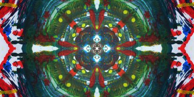 Kusursuz sanat afişi. Renk Sanatı dokusu paleti