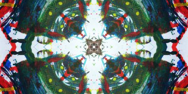 Kusursuz sanat afişi. Renk Sanatı dokusu paleti