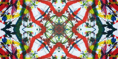 Kusursuz sanat afişi. Renk Sanatı dokusu paleti