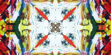 Kusursuz sanat afişi. Renk Sanatı dokusu paleti