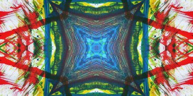 Kusursuz sanat afişi. Renk Sanatı dokusu paleti