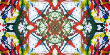 Kusursuz sanat afişi. Renk Sanatı dokusu paleti