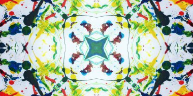 Kusursuz sanat afişi. Renk Sanatı dokusu paleti