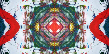 Kusursuz sanat afişi. Renk Sanatı dokusu paleti