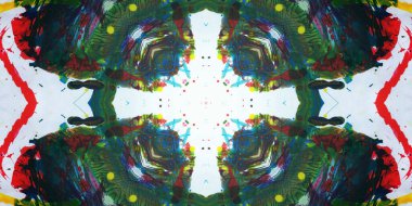 Kusursuz sanat afişi. Renk Sanatı dokusu paleti