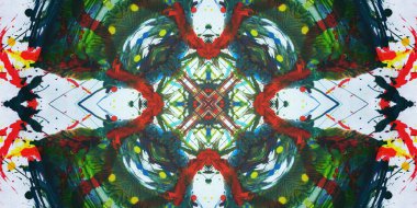 Kusursuz sanat afişi. Renk Sanatı dokusu paleti