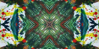 Kusursuz sanat afişi. Renk Sanatı dokusu paleti