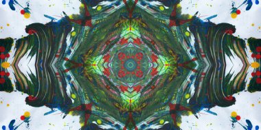 Kusursuz sanat afişi. Renk Sanatı dokusu paleti