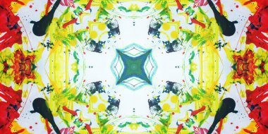 Kusursuz sanat afişi. Renk Sanatı dokusu paleti