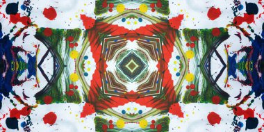 Kusursuz sanat afişi. Renk Sanatı dokusu paleti