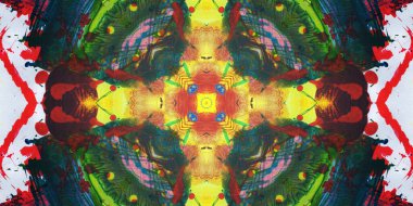 Kusursuz sanat afişi. Renk Sanatı dokusu paleti