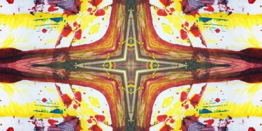 Kusursuz sanat afişi. Renk Sanatı dokusu paleti