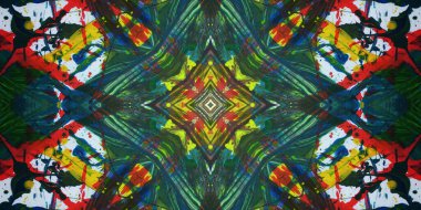 Kusursuz sanat afişi. Renk Sanatı dokusu paleti