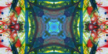 Kusursuz sanat afişi. Renk Sanatı dokusu paleti